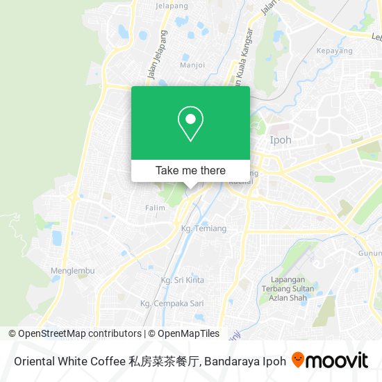 Oriental White Coffee 私房菜茶餐厅 map