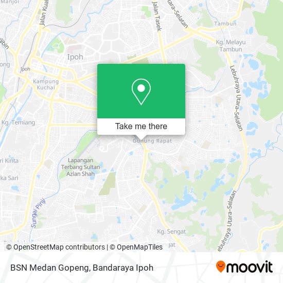 BSN Medan Gopeng map