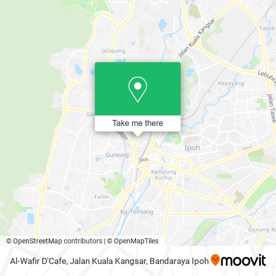 Al-Wafir D'Cafe, Jalan Kuala Kangsar map