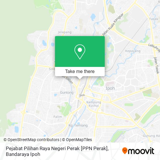 Pejabat Pilihan Raya Negeri Perak [PPN Perak] map