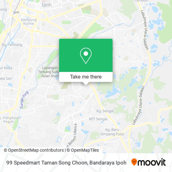 Peta 99 Speedmart Taman Song Choon