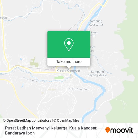 Pusat Latihan Menyanyi Keluarga, Kuala Kangsar map