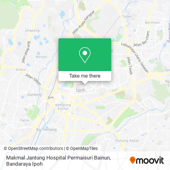 Makmal Jantung Hospital Permaisuri Bainun map