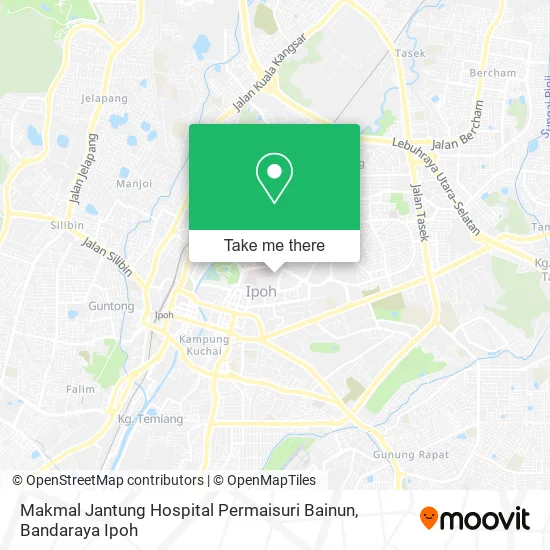 Makmal Jantung Hospital Permaisuri Bainun map
