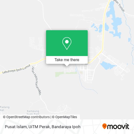 Peta Pusat Islam, UiTM Perak