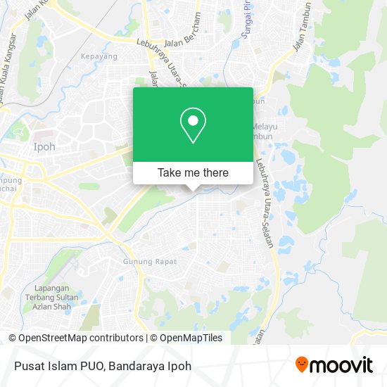 Peta Pusat Islam PUO