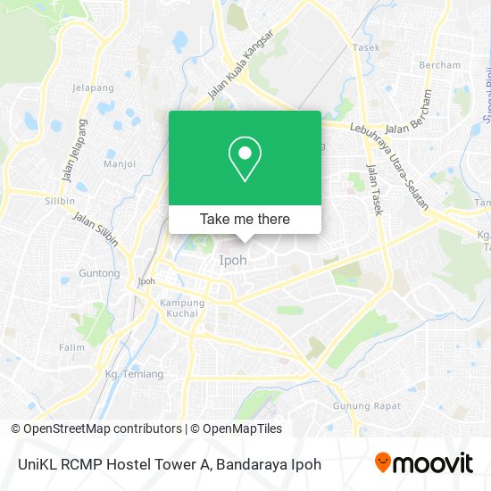 UniKL RCMP Hostel Tower A map
