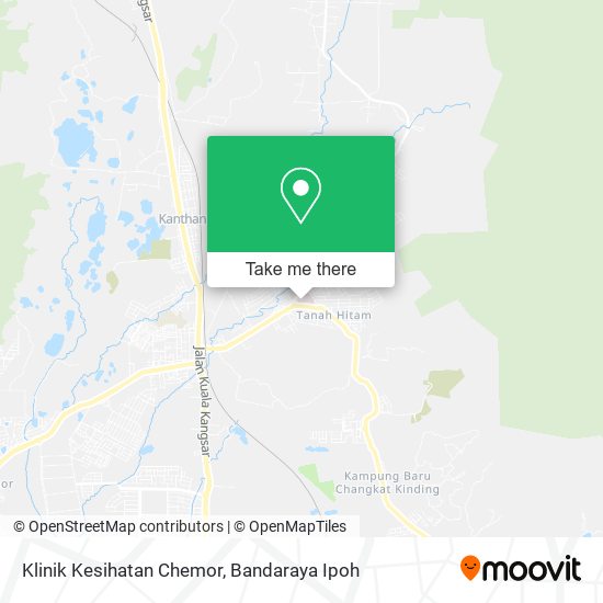 Klinik Kesihatan Chemor map