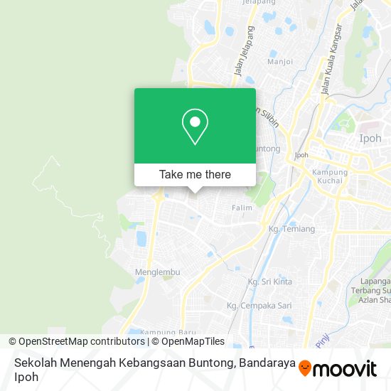 Sekolah Menengah Kebangsaan Buntong map