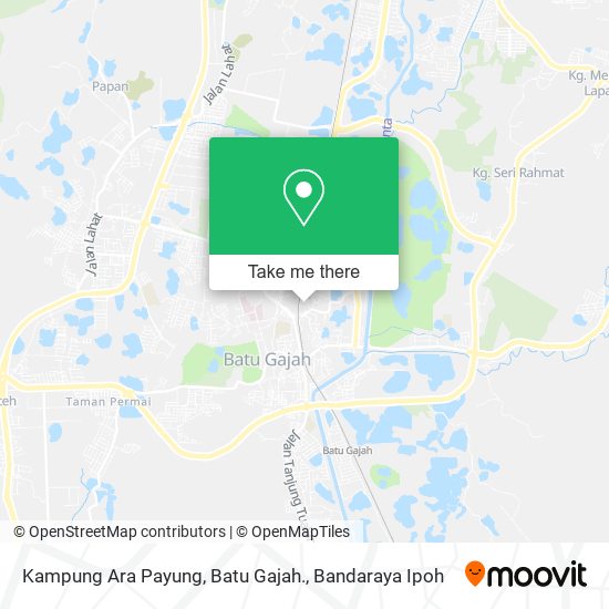 Kampung Ara Payung, Batu Gajah. map