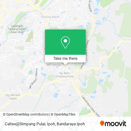 Caltex@Simpang Pulai, Ipoh map