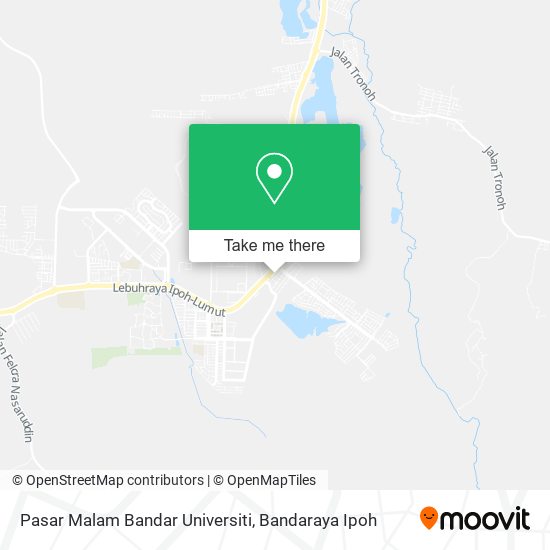 Pasar Malam Bandar Universiti map