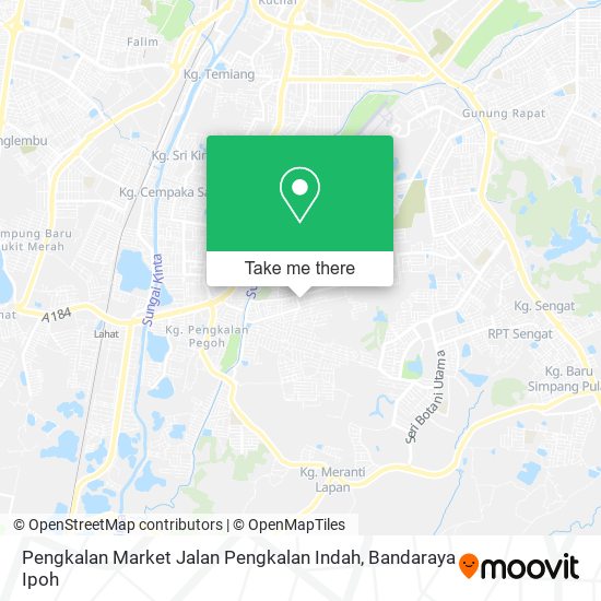 Pengkalan Market Jalan Pengkalan Indah map