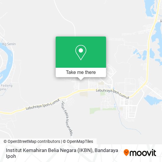Institut Kemahiran Belia Negara (IKBN) map