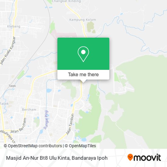 Masjid An-Nur Bt8 Ulu Kinta map