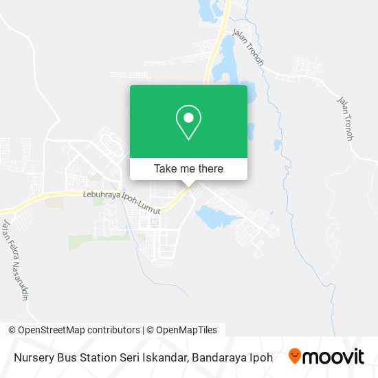 Nursery Bus Station Seri Iskandar map