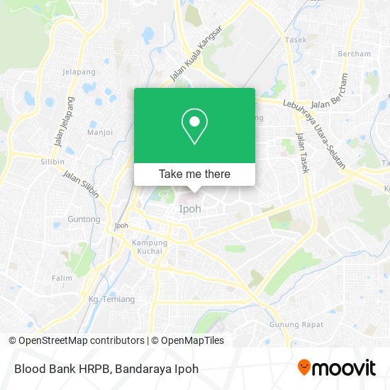 Blood Bank HRPB map