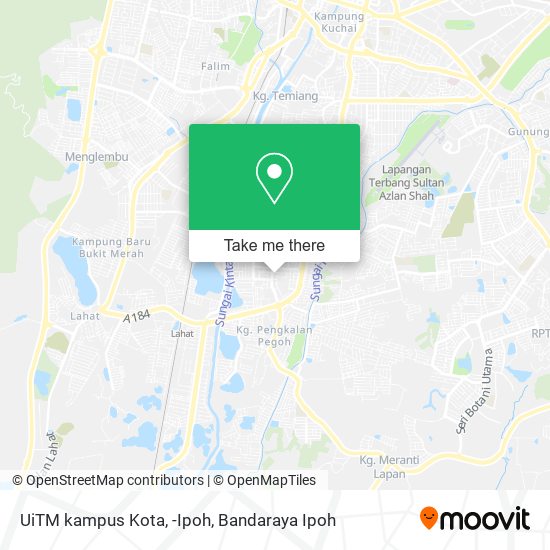 Peta UiTM kampus Kota, -Ipoh