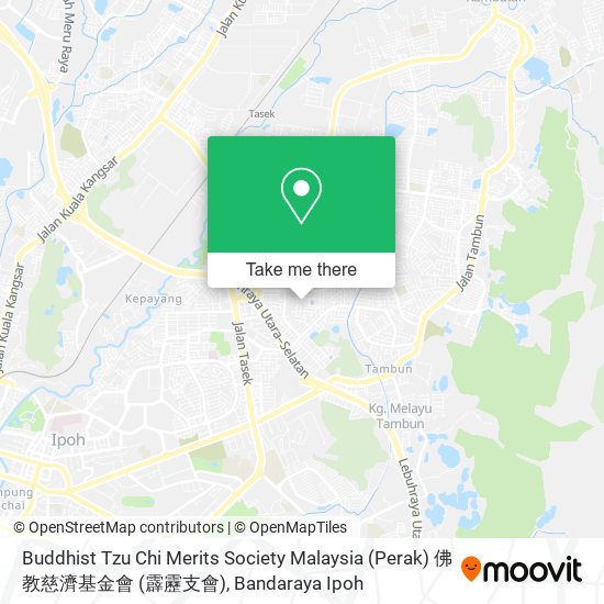 Buddhist Tzu Chi Merits Society Malaysia (Perak) 佛教慈濟基金會 (霹靂支會) map