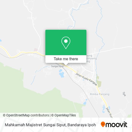 Mahkamah Majistret Sungai Siput map