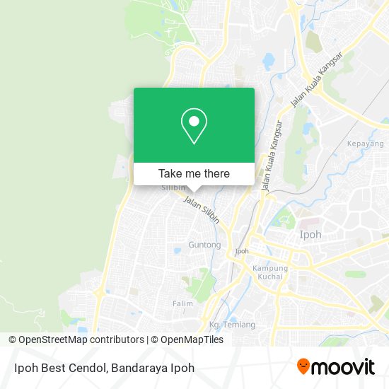 Ipoh Best Cendol map