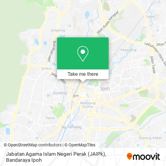 Jabatan Agama Islam Negeri Perak (JAIPk) map