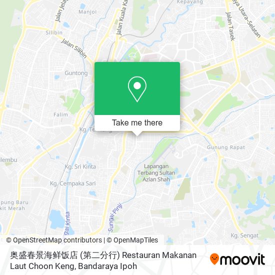 奥盛春景海鲜饭店 (第二分行) Restauran Makanan Laut Choon Keng map