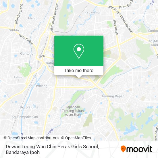 Dewan Leong Wan Chin Perak Girl's School map