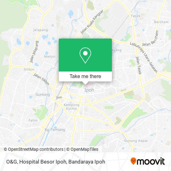 O&G, Hospital Besor Ipoh map