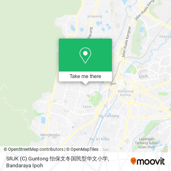 SRJK (C) Guntong 怡保文冬国民型华文小学 map
