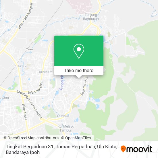 Peta Tingkat Perpaduan 31, Taman Perpaduan, Ulu Kinta
