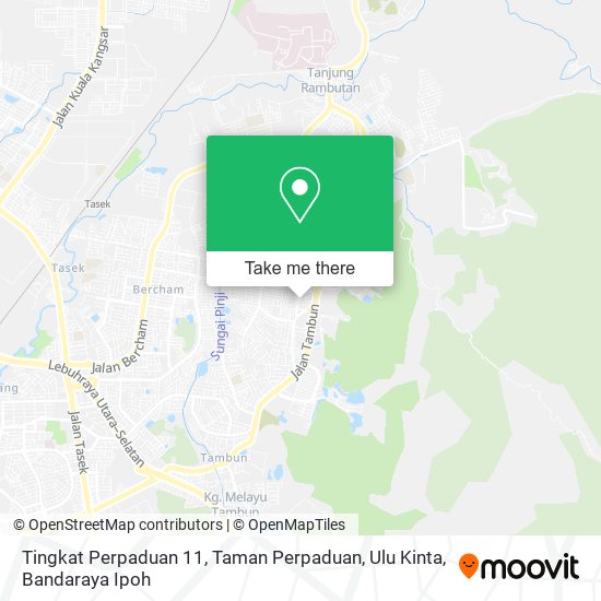 Peta Tingkat Perpaduan 11, Taman Perpaduan, Ulu Kinta