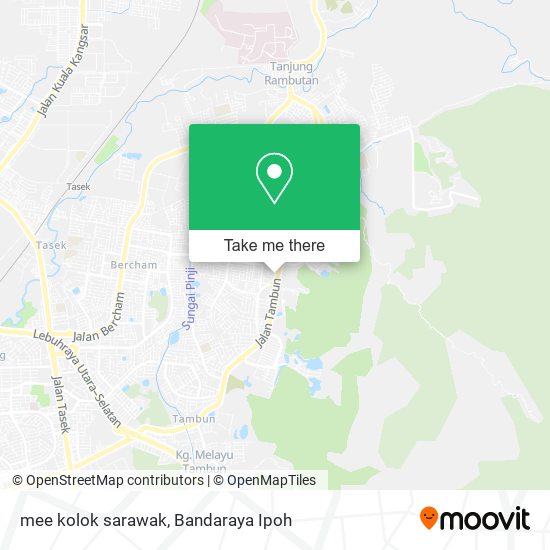 mee kolok sarawak map