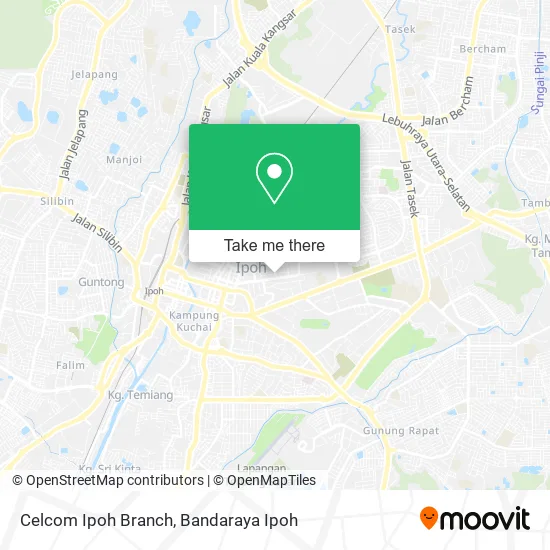 Celcom Ipoh Branch map