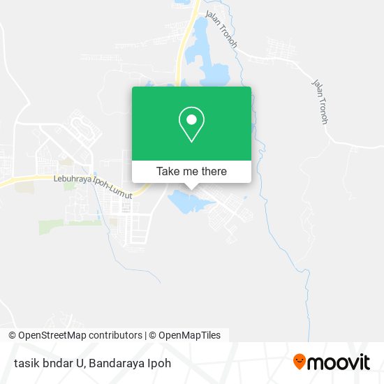 Peta tasik bndar U