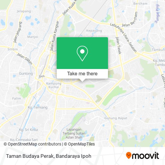 Taman Budaya Perak map