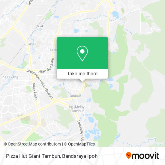 Pizza Hut Giant Tambun map