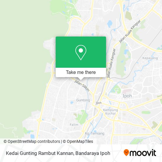 Kedai Gunting Rambut Kannan map