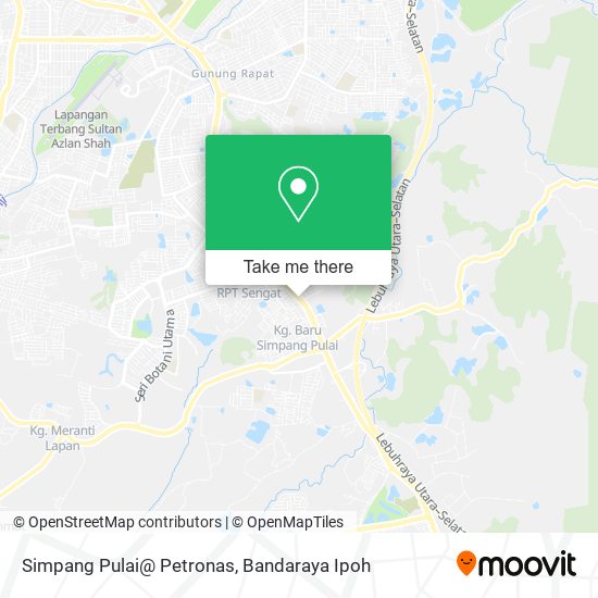 Simpang Pulai@ Petronas map