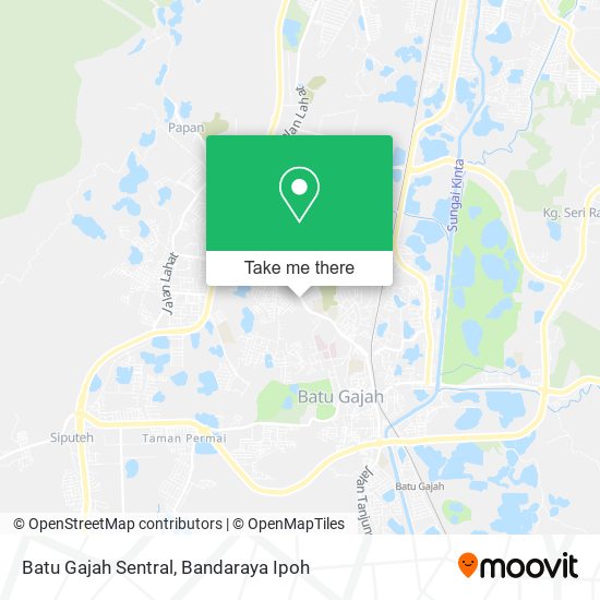 Peta Batu Gajah Sentral