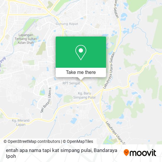 Peta entah apa nama tapi kat simpang pulai