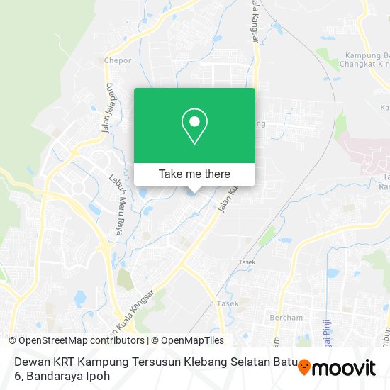 Dewan KRT Kampung Tersusun Klebang Selatan Batu 6 map