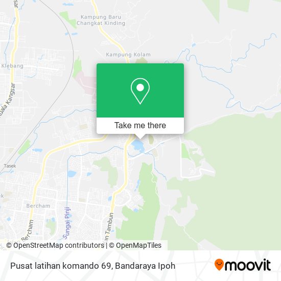 Pusat latihan komando 69 map