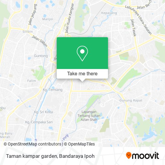 Peta Taman kampar garden