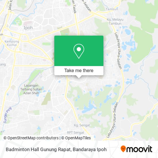 Badminton Hall Gunung Rapat map