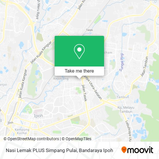 Nasi Lemak PLUS Simpang Pulai map