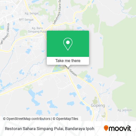 Restoran Sahara Simpang Pulai map