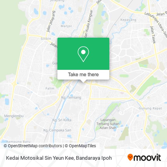 Kedai Motosikal Sin Yeun Kee map