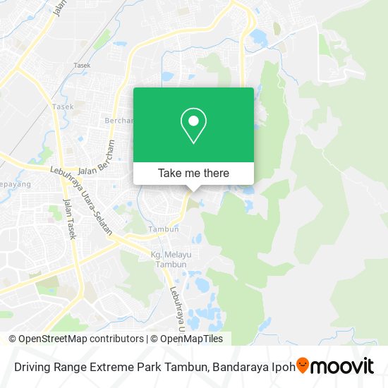 Driving Range Extreme Park Tambun map