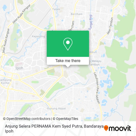 Anjung Selera PERNAMA Kem Syed Putra map